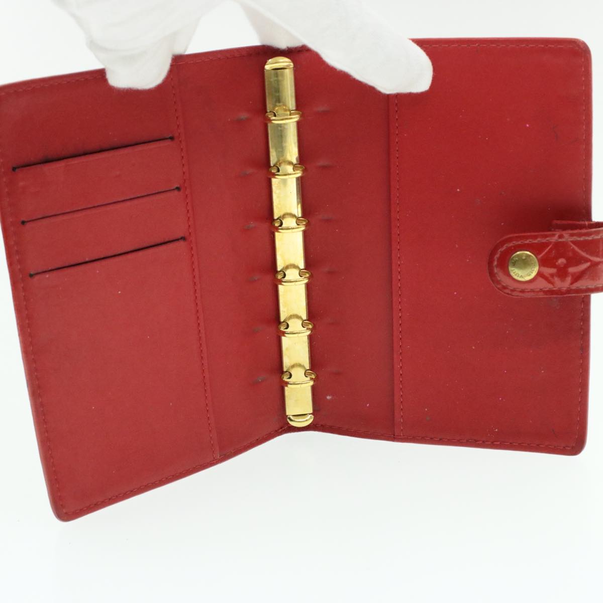 LOUIS VUITTON Monogram Mini Vernis Taiga Wallet Agenda Key Case 8Set Auth 15533 | eBay