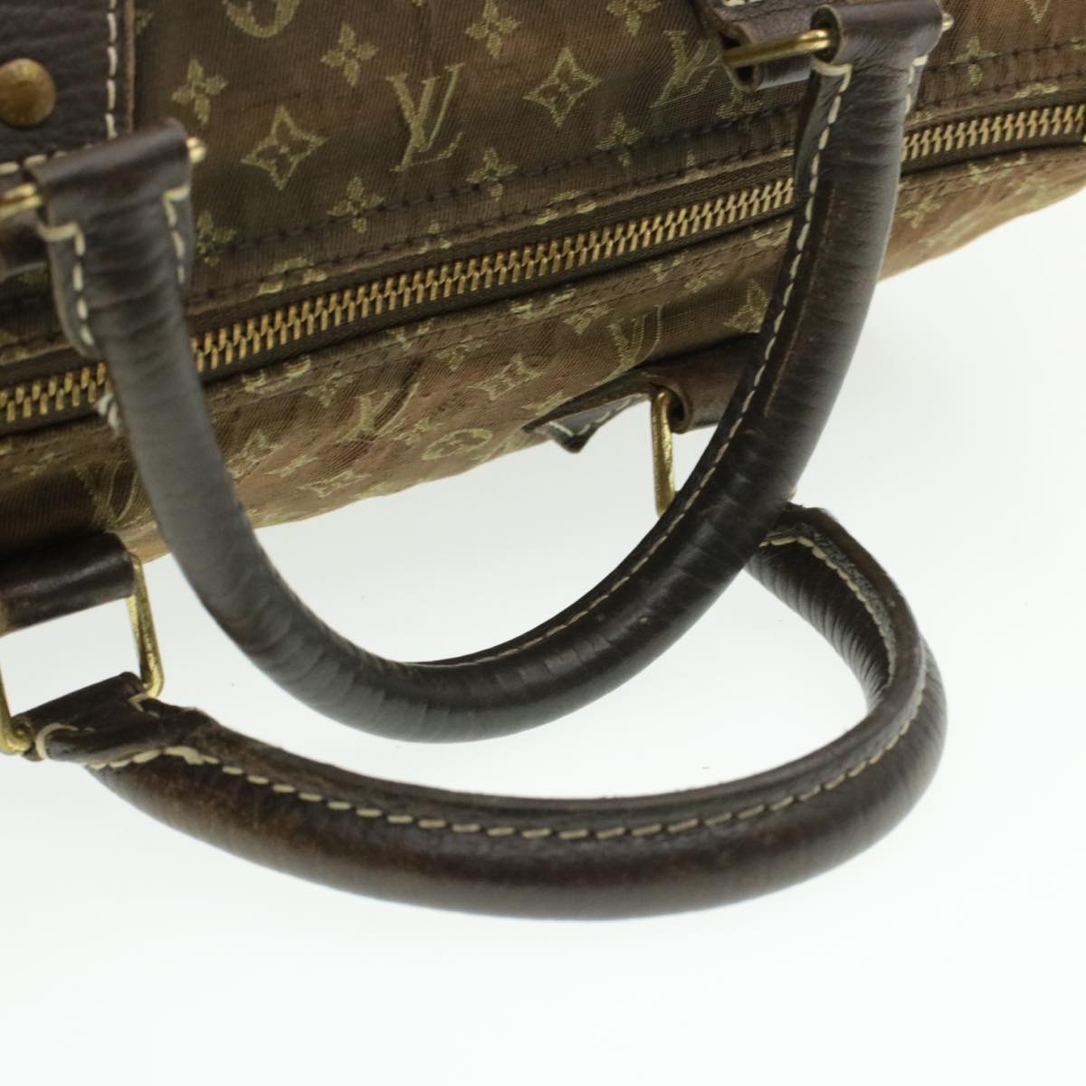 LOUIS VUITTON Monogram Mini Lin Speedy 30 Ebene Hand Bag M95224 LV Auth 16316 | eBay