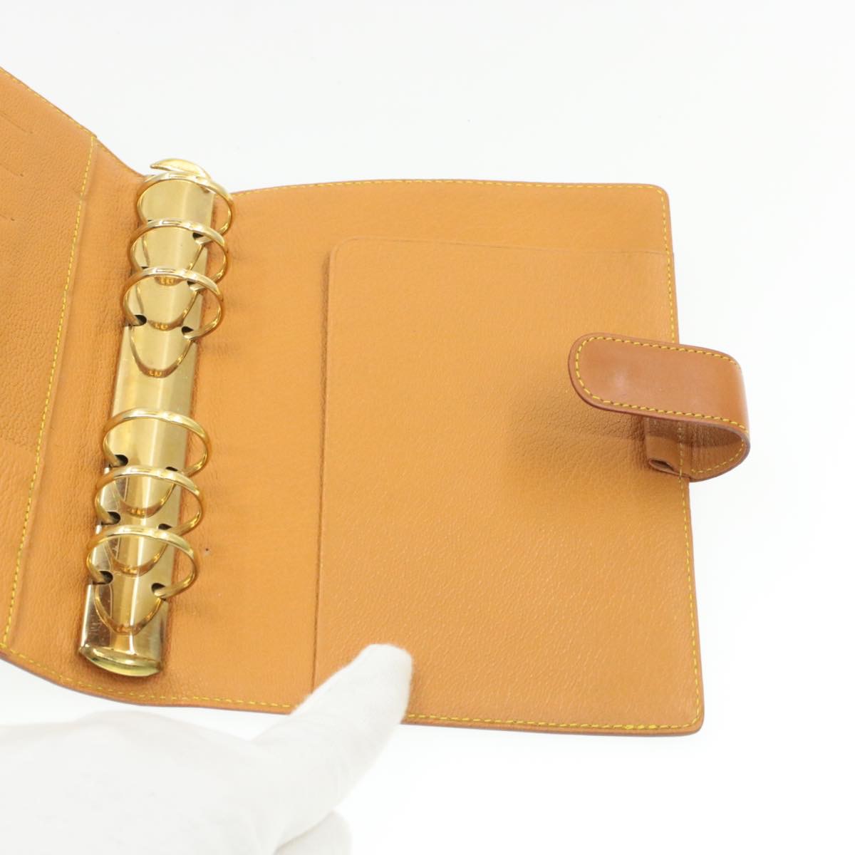 LOUIS VUITTON Nomade Agenda MM Day Planner Cover Camel R20473 LV Auth 16430 | eBay
