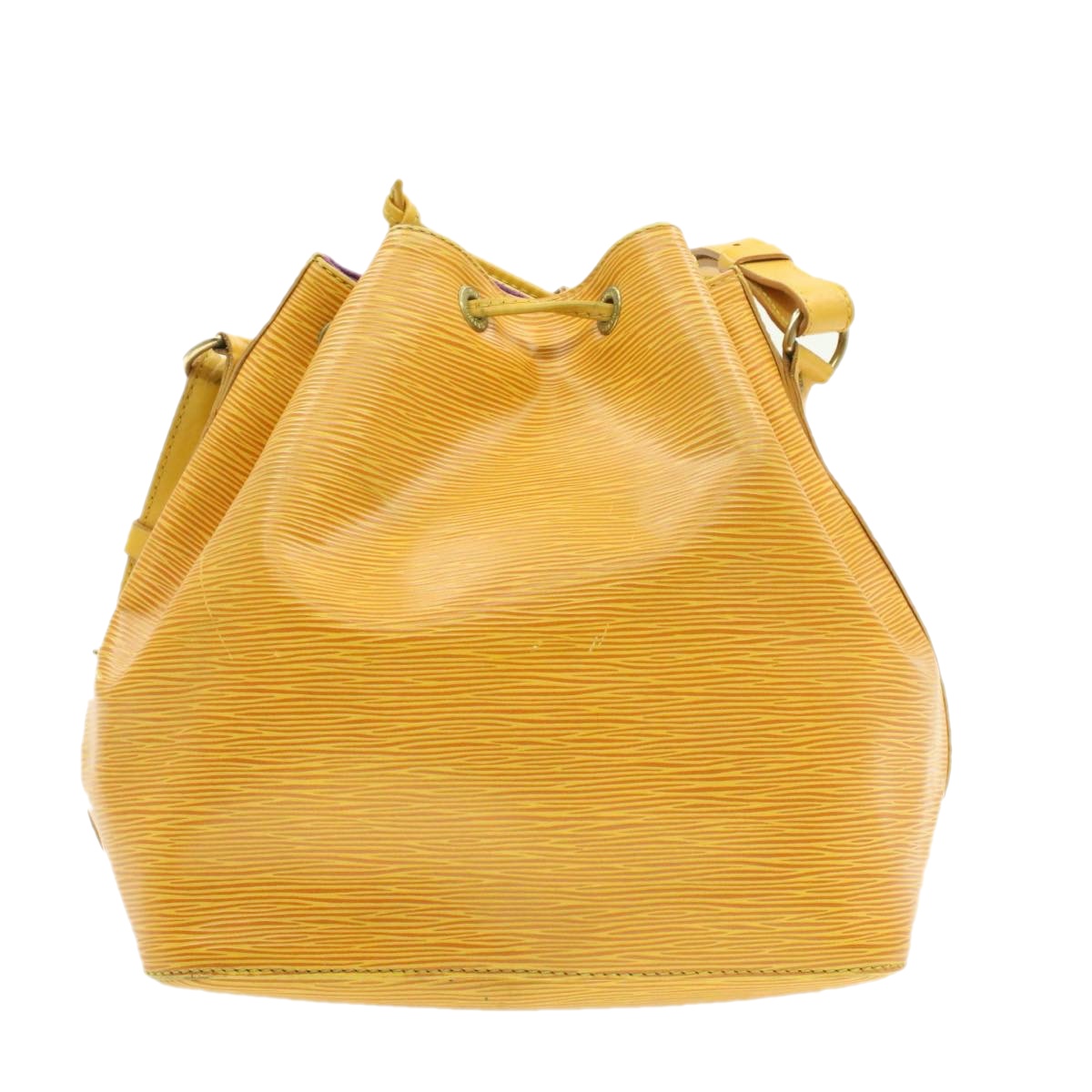 LOUIS VUITTON Epi Petit Noe Shoulder Bag Yellow M44109 LV Auth 17009 | eBay