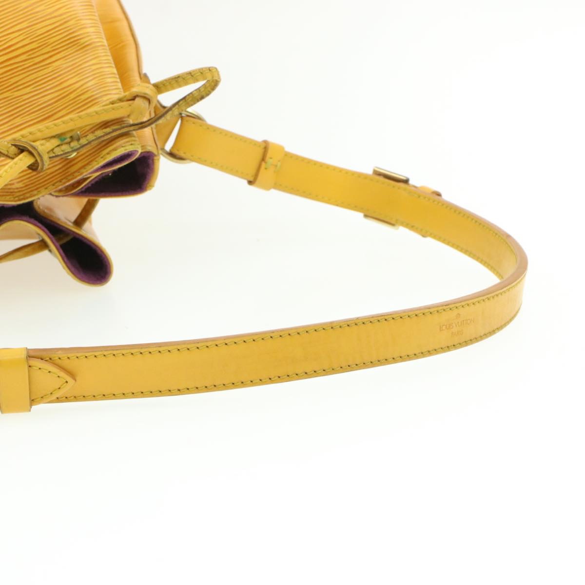LOUIS VUITTON Epi Petit Noe Shoulder Bag Yellow M44109 LV Auth 17009 | eBay