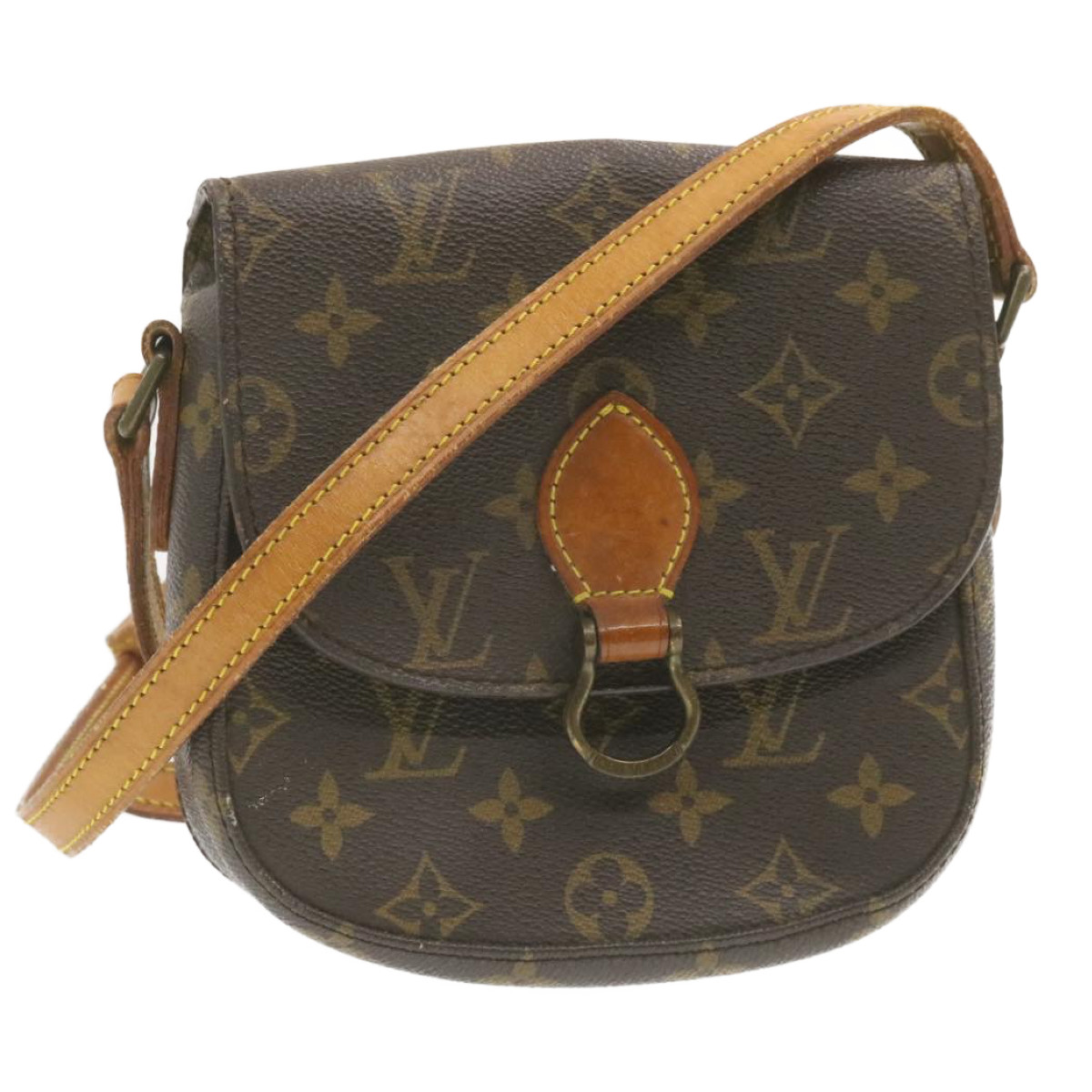 LOUIS VUITTON Monogram Bebe Saint Cloud Shoulder Bag M51245 LV