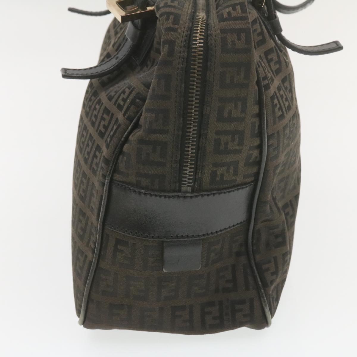 FENDI Zucchino Canvas Hand Bag Brown Auth ar3363 | eBay