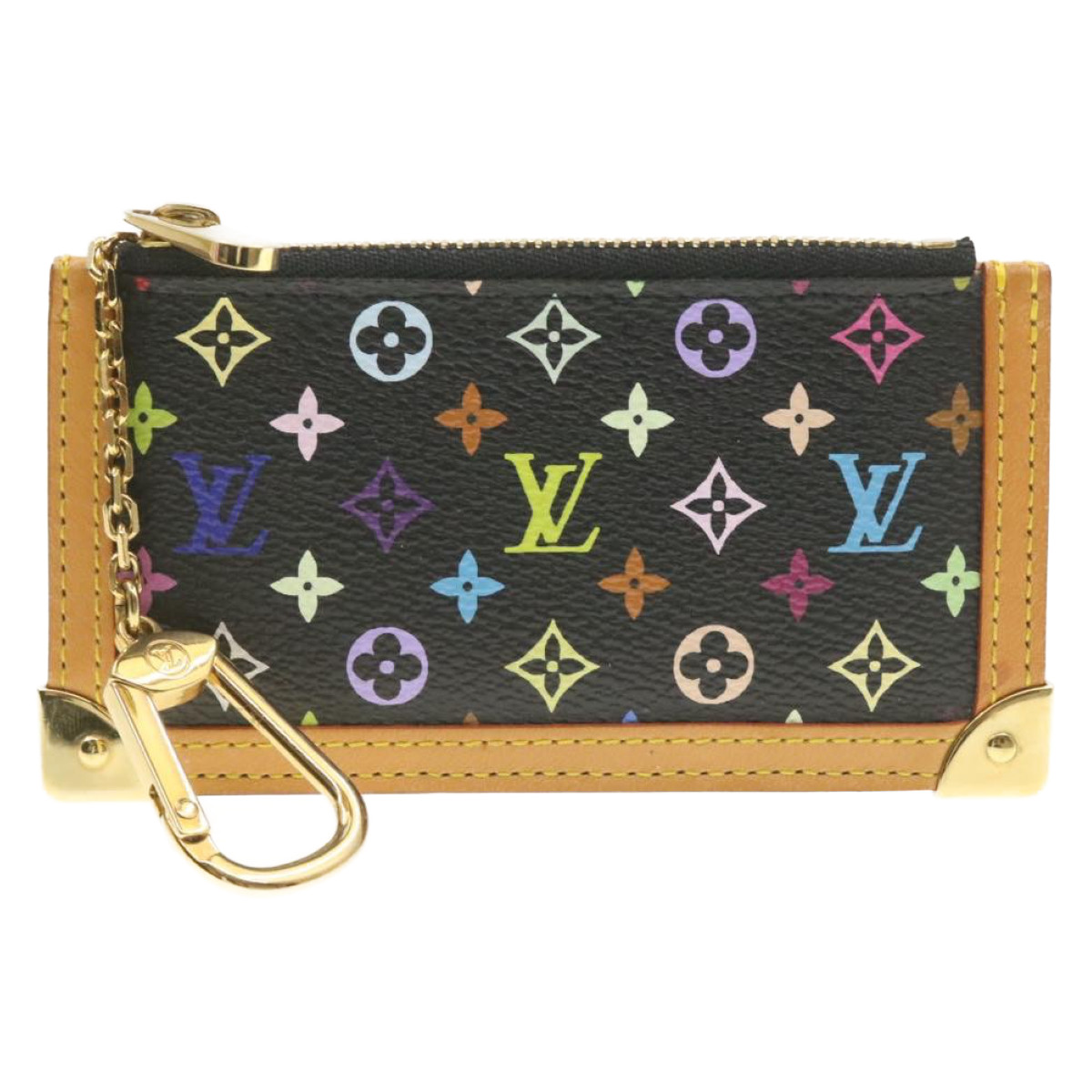 LOUIS VUITTON Monogram Pochette Cles Coin Purse Vintage M62650 LV