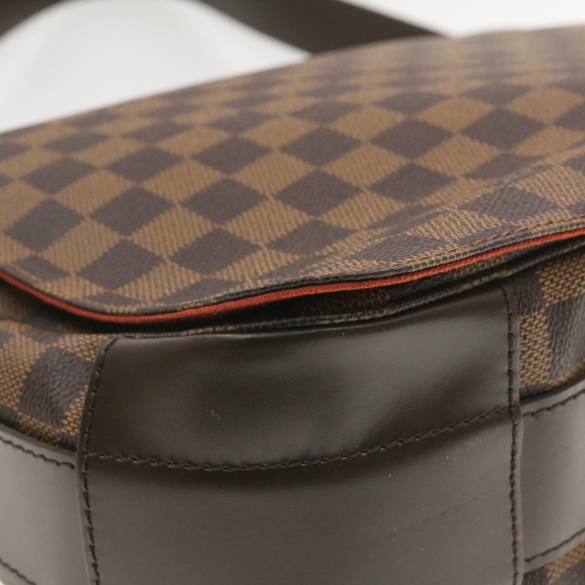 Authentic Louis Vuitton Damier Ebene Bastille Shoulder Bag N45258