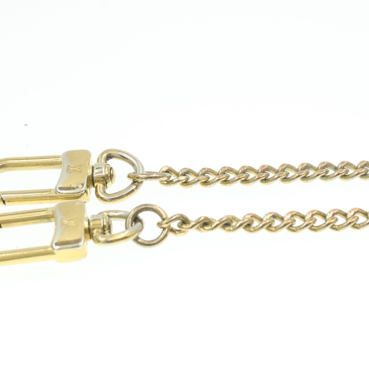 LOUIS VUITTON Chain Strap Gold Tone LV Auth rd1001 | eBay