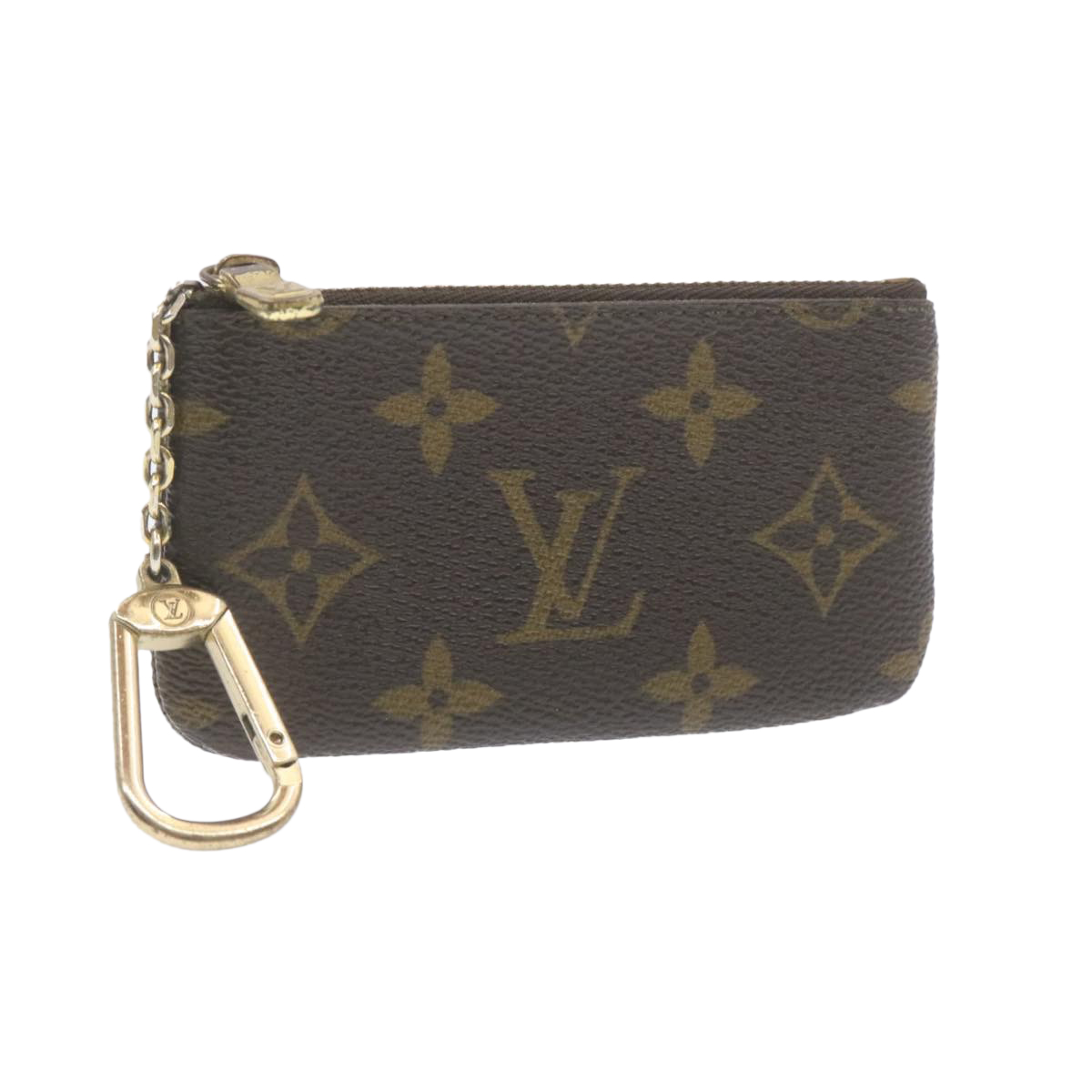 Louis-Vuitton Monogram Pochette Cles Coin Case