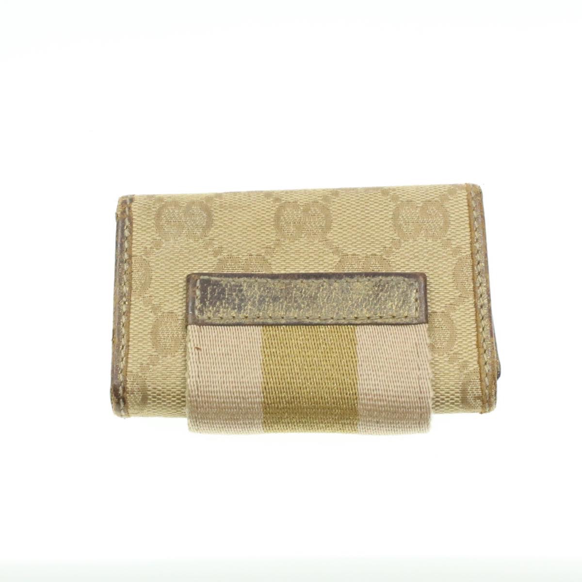 GUCCI GG Canvas Wallet Key Card Case 6Set Beige Black Pink Auth yk423 | eBay